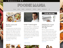 Tablet Screenshot of foodiemania.com